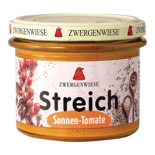 Organic sun tomato spread 180g - value pack of 6 from Zwergenwiese