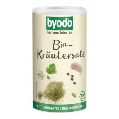 Bio-Kräutersalz m.15% Kräutern 125g - 6er Vorteilspack von Byodo