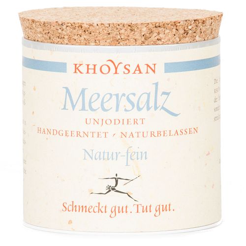 Meersalz Natur fein Würzdose 200g von Khoysan