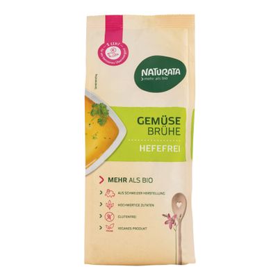 Bio Gemüsebrühe hefefrei Nachfüll. 500g - 6er Vorteilspack von Naturata