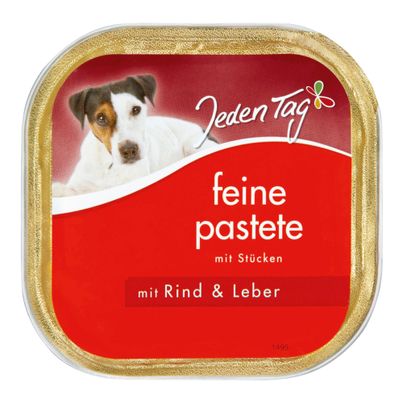 Feine Pastete Rind & Leber 300g von Jeden Tag