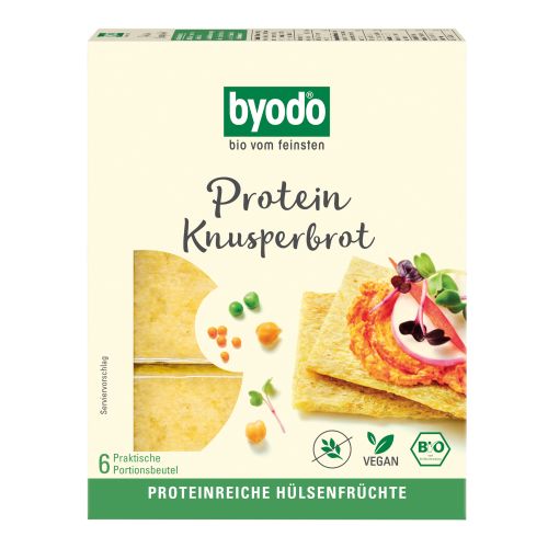 Organic protein crispy bread 110g - value pack of 12 from Byodo