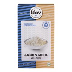 Bio 4-Korn Vollkorn Mehl 1000g - 5er Vorteilspack von Werz