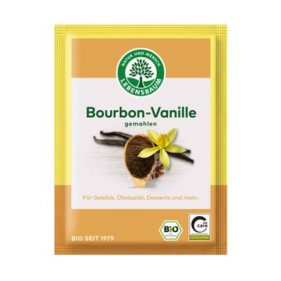 Bio Bourbon-Vanille gemahlen 5g von Lebensbaum