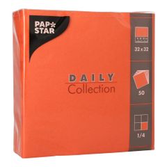 Servietten nektarine 32x32cm 50ct von Papstar