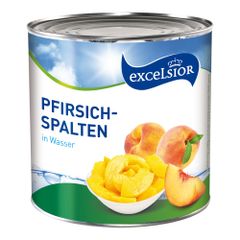 Pfirsichspalten in Wasser 3000ml von Excelsior