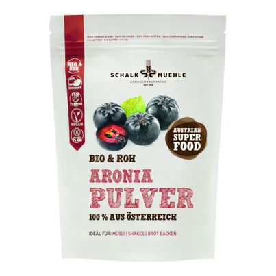 Bio Aronia Pulver 200g - 8er Vorteilspack von Schalk Mühle