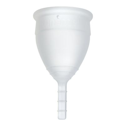 Lunette Menstruationstasse transparent Modell 1