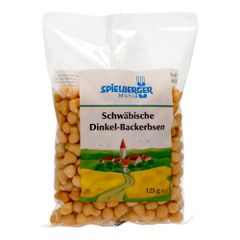 Bio Schwäbische Dinkel-Backerbsen 125g - 8er Vorteilspack von Spielberger Mühle