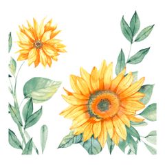 Servietten Sunflower 3lg 33x33 250ct von Duni
