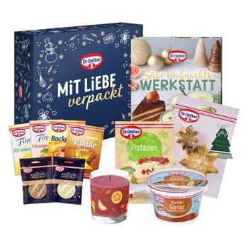 Dr. Oetker Set Mit Liebe verpackt - "Süße Weihnachtswerkstatt"