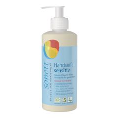 Bio Handseife sensitiv im Spender 300ml - 6er Vorteilspack von sonett