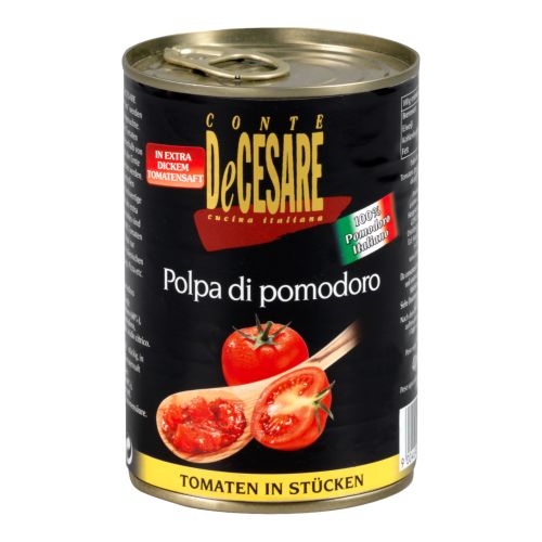 Pizza tomatoes diced 400g from Conte De Cesare