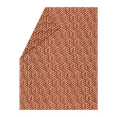 Sommerplaid Hexaflow 140 x 180 cm - Kupfer - GRS zertifiziert - von David Fussenegger