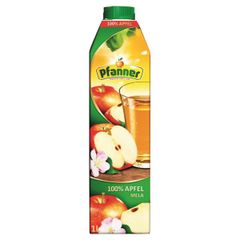 Apple juice 100 percent 1000ml from Pfanner