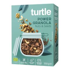 Bio Power Granola Nüsse Saat 350g - 8er Vorteilspack von Turtle Naturprodukte