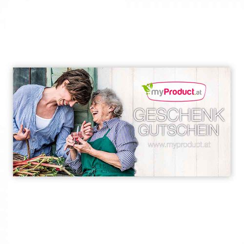 myProduct.at Geschenkgutschein 100€