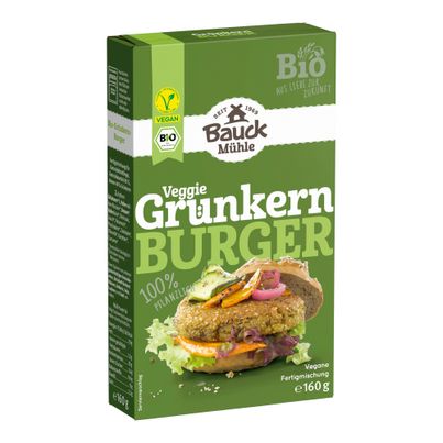 Bio Grünkern Burgermischung 160g - 6er Vorteilspack von Bauck Mühle