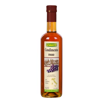 Bio Condimento Rosso 500ml - 6er Vorteilspack von Rapunzel