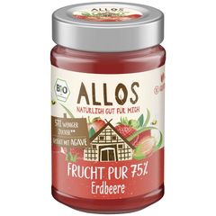 Bio Fruchtaufstrich 75% Erdbeere 200g - 6er Vorteilspack von Allos