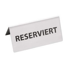 Tischaufsteller  Reserviert  von Contacto Bander