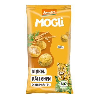 Bio Dinkel Bällchen Gartenkräuter 40g - 10er Vorteilspack von Mogli