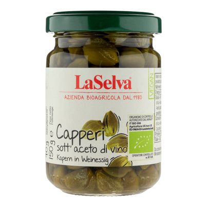 Bio Kapern in Weinessig 150g - 6er Vorteilspack von La Selva