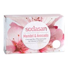 Bio Seife Mandel Avocado 100g - 12er Vorteilspack von Sodasan