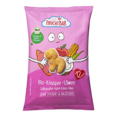 Organic Knusper-Löwen 30g - value pack of 8 from Fruchtbar