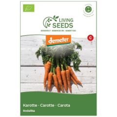 Bio Möhre Rodelika 6.1g Saatgut von Living Seeds