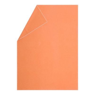 Leichte Kuscheldecke Uni Farbe Siena 140x200cm von David Fussenegger