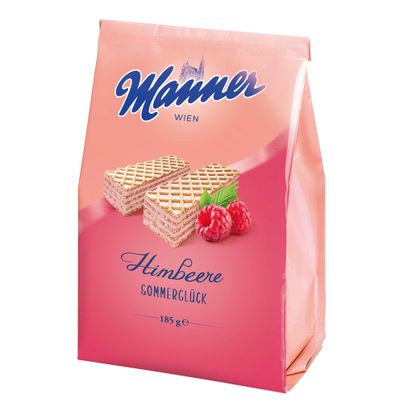 Manner Sommerwaffel Himbeere 185g