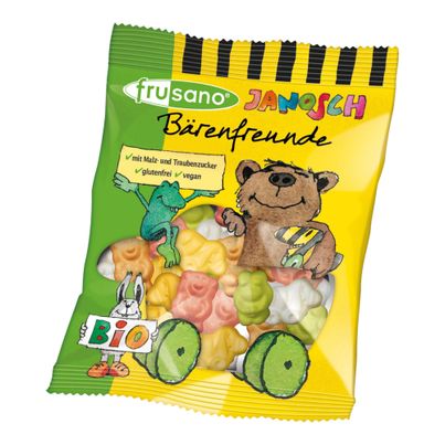 Bio Janosch Gummibären o.Gelatine 50g - 10er Vorteilspack von Frusano