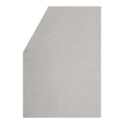 Light Cozy Blanket Solid Color Light Grey 140x200cm by David Fussenegger
