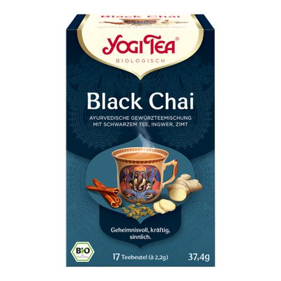 Bio Black Chai Tee á 22g - 6er Vorteilspack von Yogi Tea