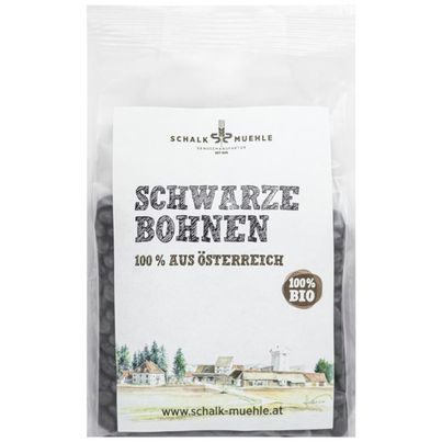 Organic black beans from Austria 300g - Latin American cuisine - nutty taste - firm consistency of Schalk Mühle
