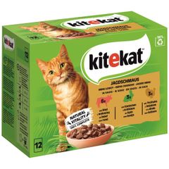 Kitekat Pouch Hunting Feast in Sauce 12x 85g from Kitekat