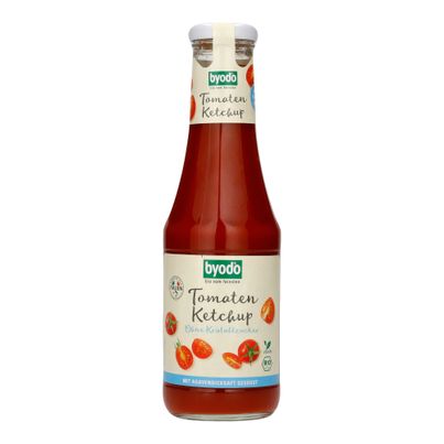 Bio Ketchup ohne Kristallzucker 500ml - 6er Vorteilspack von Byodo