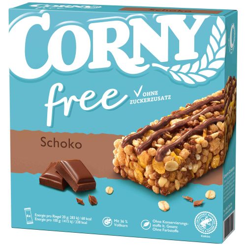 Corny Müsliriegel Schoko free 6er 120g