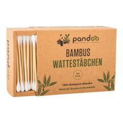 Bio Bambus Wattestäbchen 200 Stk. 1Packung von Pandoo