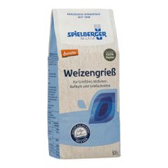 Bio Weizengrieß 500g - 4er Vorteilspack von Spielberger Mühle