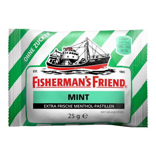 Mint Menthol zuckerfrei 25g - 24er Vorteilspack von Fishermans Friend