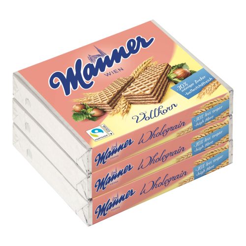 Manner Whole Grain Wafers 3 pieces 225g