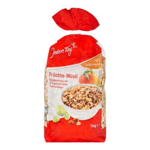 Fruit muesli 1000g from Jeden Tag