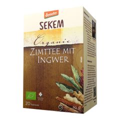 Bio Zimtee mit Ingwer à 15g 30g - 6er Vorteilspack von Sekem