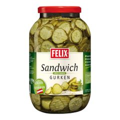 Sandwichgurken süß-sauer 3400ml von Felix
