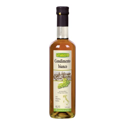 Bio Balsamico Condimento Bianco 500ml - 6er Vorteilspack von Rapunzel Naturkost