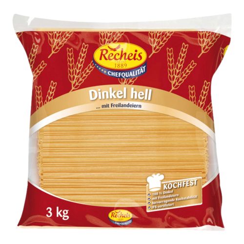 Recheis Dinkel 2-Ei Spaghetti hell 3000g