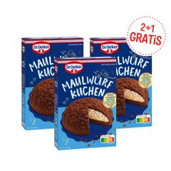 Dr. Oetker Maulwurfkuchen 435g 2+1 Gratis