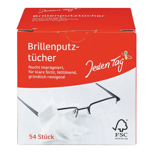 Brillenputztücher 54Stück von Jeden Tag